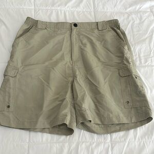 Reel Legends Mens Shorts Size 40 Performance Cargo Fishing Outdoor Hiking Camp